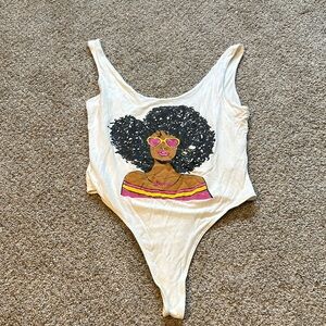 Fashion nova graphic bodysuit